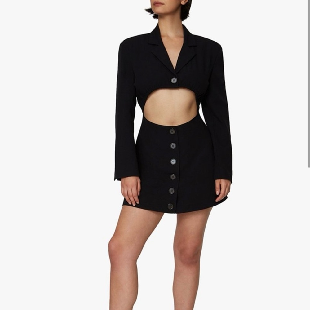 Danielle Bernstein We Wore What Blazer Dress in Black